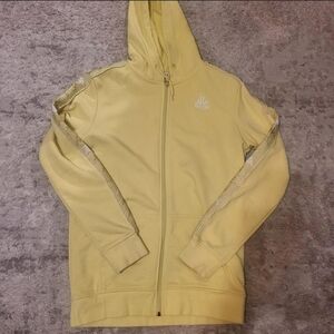 Kappa Light Yellow Hoodie with Embroidered Logo